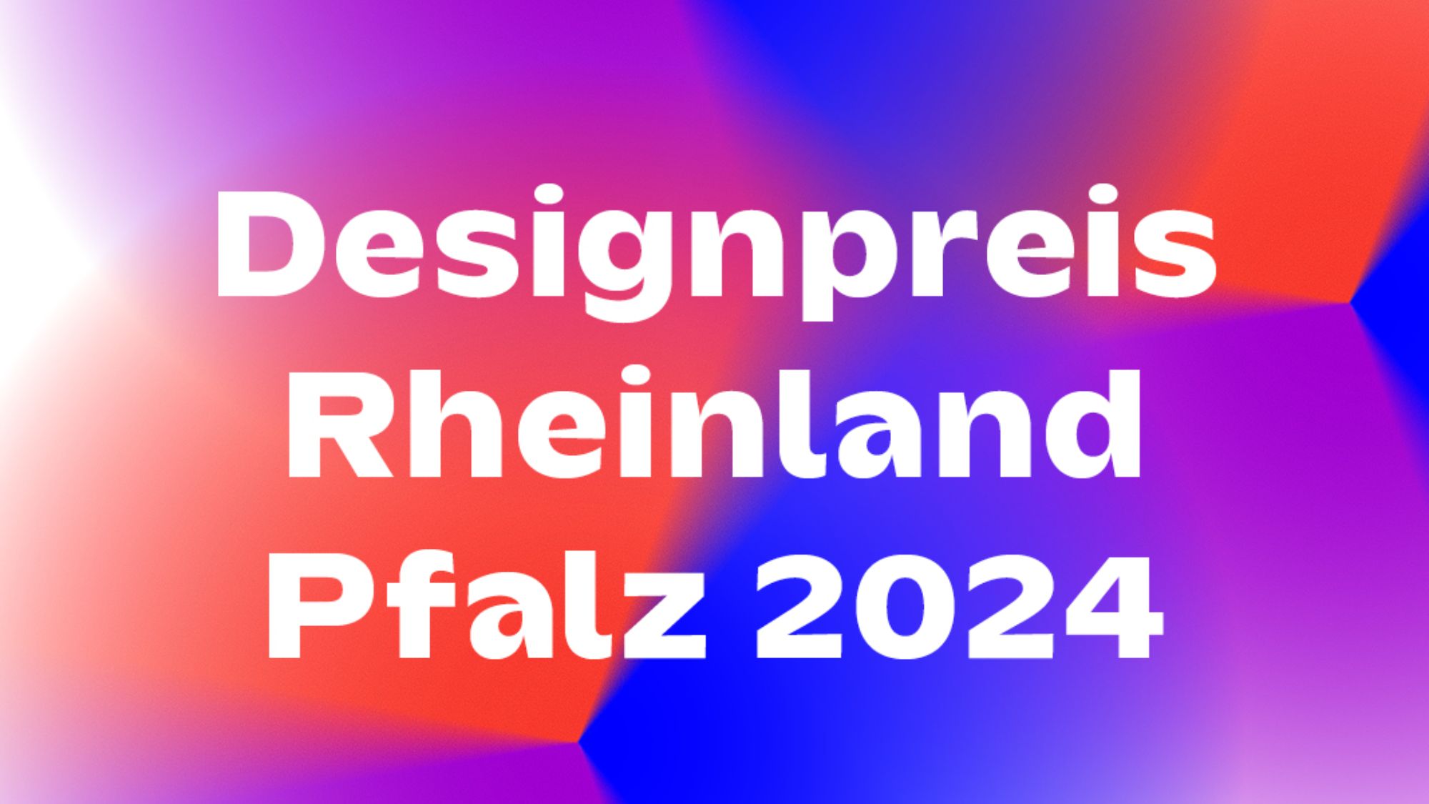 Visual Designpreis Rheinland-Pfalz 2024